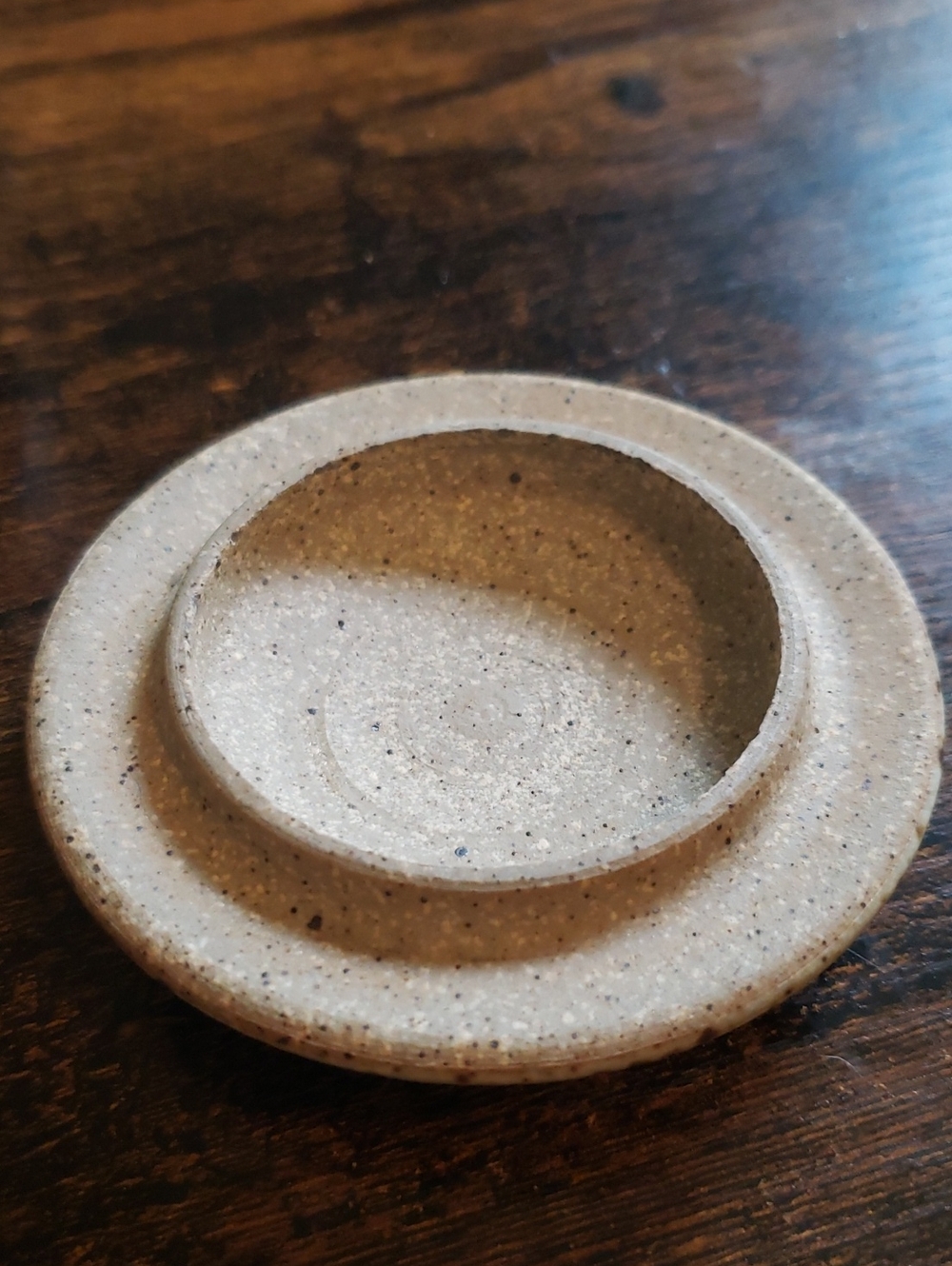 Signed Haas Pottery Studio Pottery Trinket Spice Jar - Picture 8 of 14
